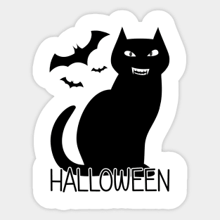 Halloween cat Sticker